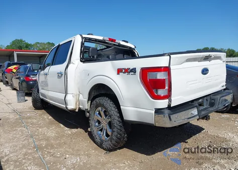 2022 Ford F-150 Lariat из США, поврежденный, VIN 1FTFW1E82NFA61139